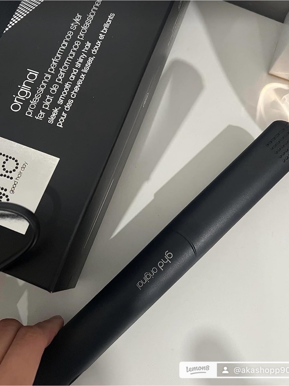 ghd original Black Flat Iron with Gold Styling Plates - Picture 8 of 8